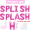Summer Pool Party Birthday Decorations Set – Foil Balloons, “Splish Splash” Banner, and Hanging Swirls for Girls’ Beach, Tropical, or Hawaiian Luau-Themed Celebrations